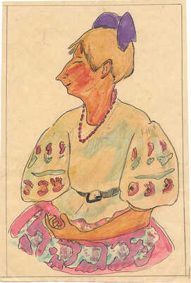 Шурига Пелагея Николаевна. Дама с синим бантом